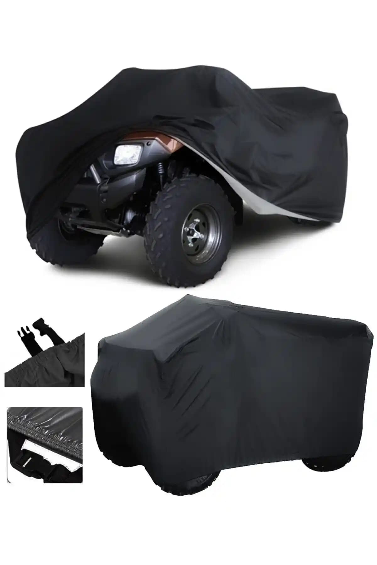 CoverPlus Cfmoto Cf625 Atr-eps Su Geçirmez ATV Brandası Siyah Dayanıklı Koruma