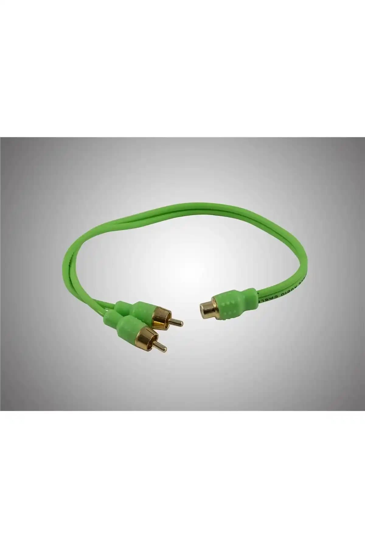 For-X Y Kablo %100 OFC Bakır Amfi Y Kablo 1 Dişi 2 Erkek Bağlantı 2 Yıl Garantili