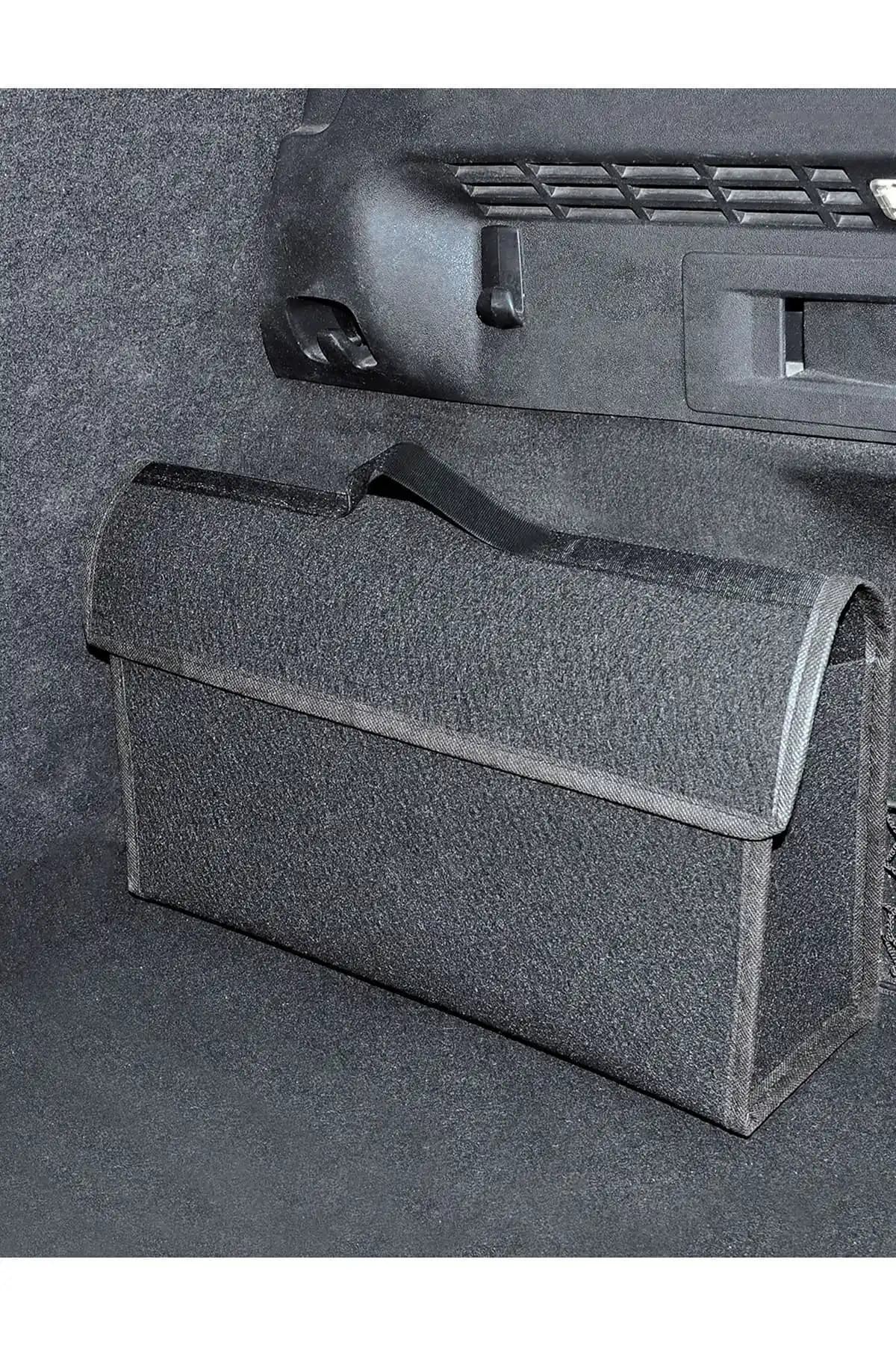 Genel Markalar Araç Bagaj Düzenleyici Çanta Siyah Keçe Organizer Çok Amaçlı Oto Çantası