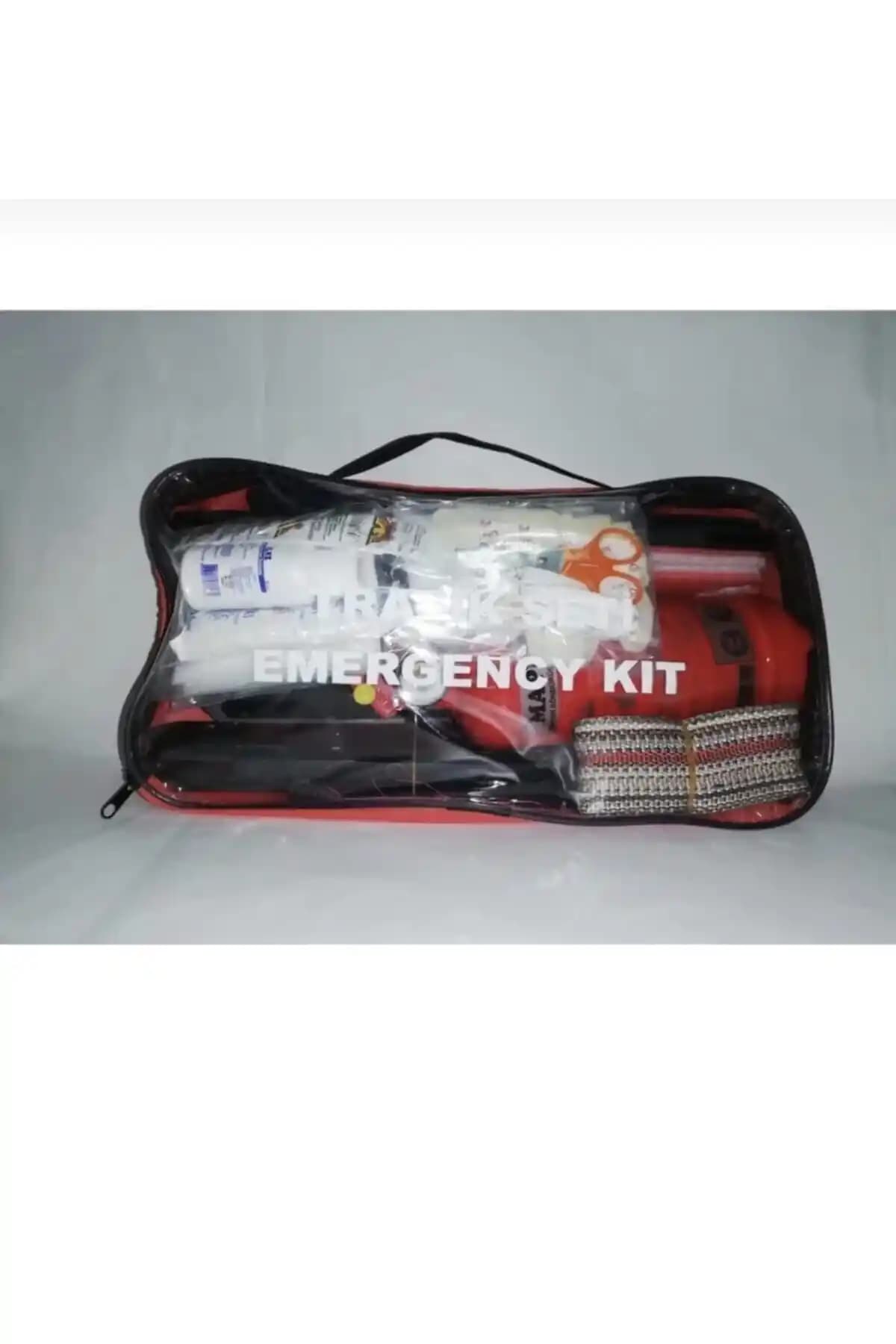 Genel Markalar Çantalı Lüx Trafik Seti: TÜVTÜRK Uyumlu Araç Güvenlik Seti