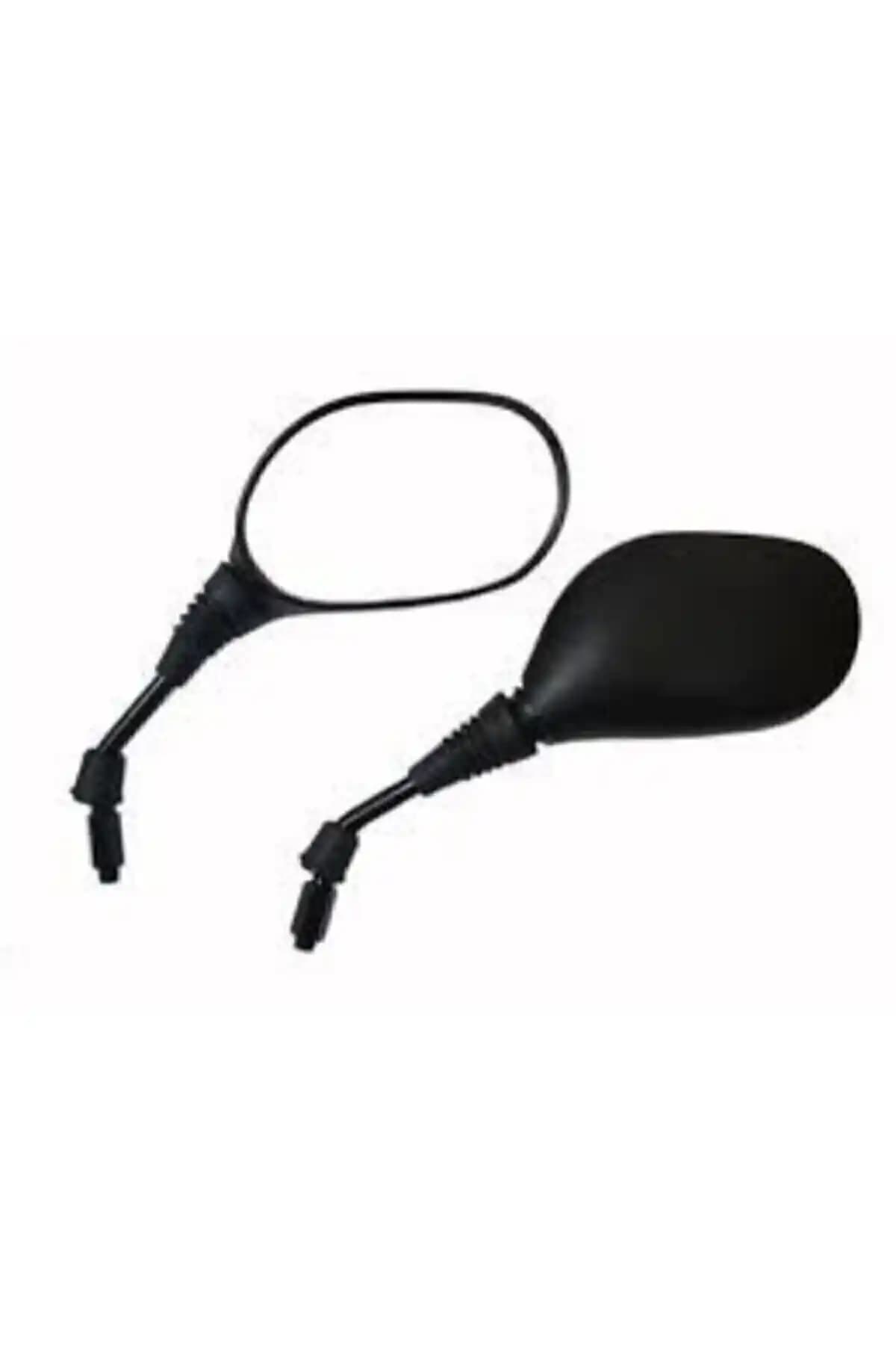 Genel Markalar NCR Motorsiklet Dikiz Aynası Siyah 10 mm Çaplı Dayanıklı Tasarım