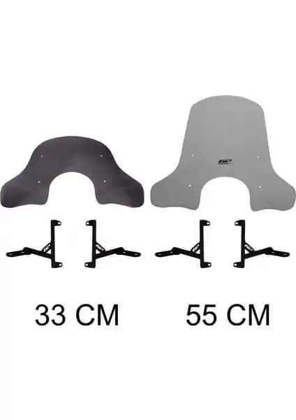 GP Kompozit Arora Cappucino 50/125 Uyumlu Füme Ön Cam 55 cm, 2019-2024 Model