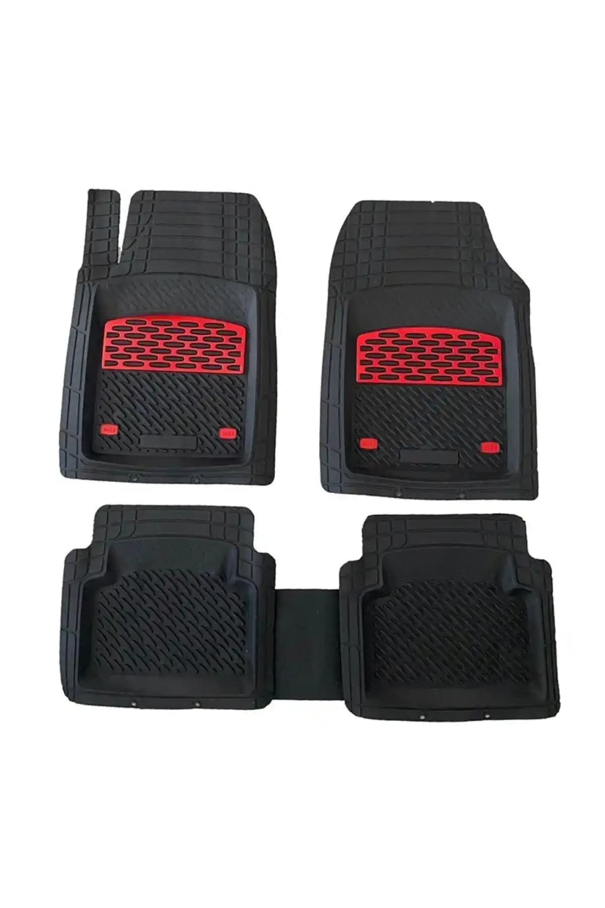 Honda Civic FD6 İçin Sare Tuning Krom Kırmızı Derin Havuzlu Siyah Oto Paspas Takımı