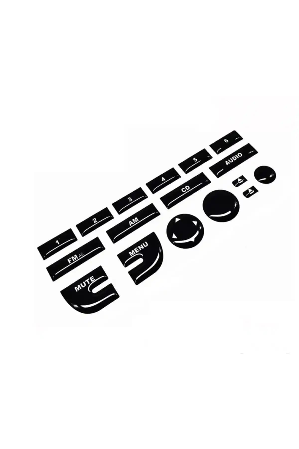 Linea Punto Fiorino, Nemo ve Bipper için Piyano Siyahı Tuş Kaplama ve Koruma Seti