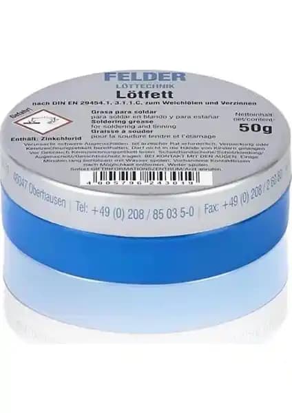 Lötfett 50 gr Lehim Pastası: Elektronik ve Metal İçin Yüksek Kaliteli Lehimleme Çözümü