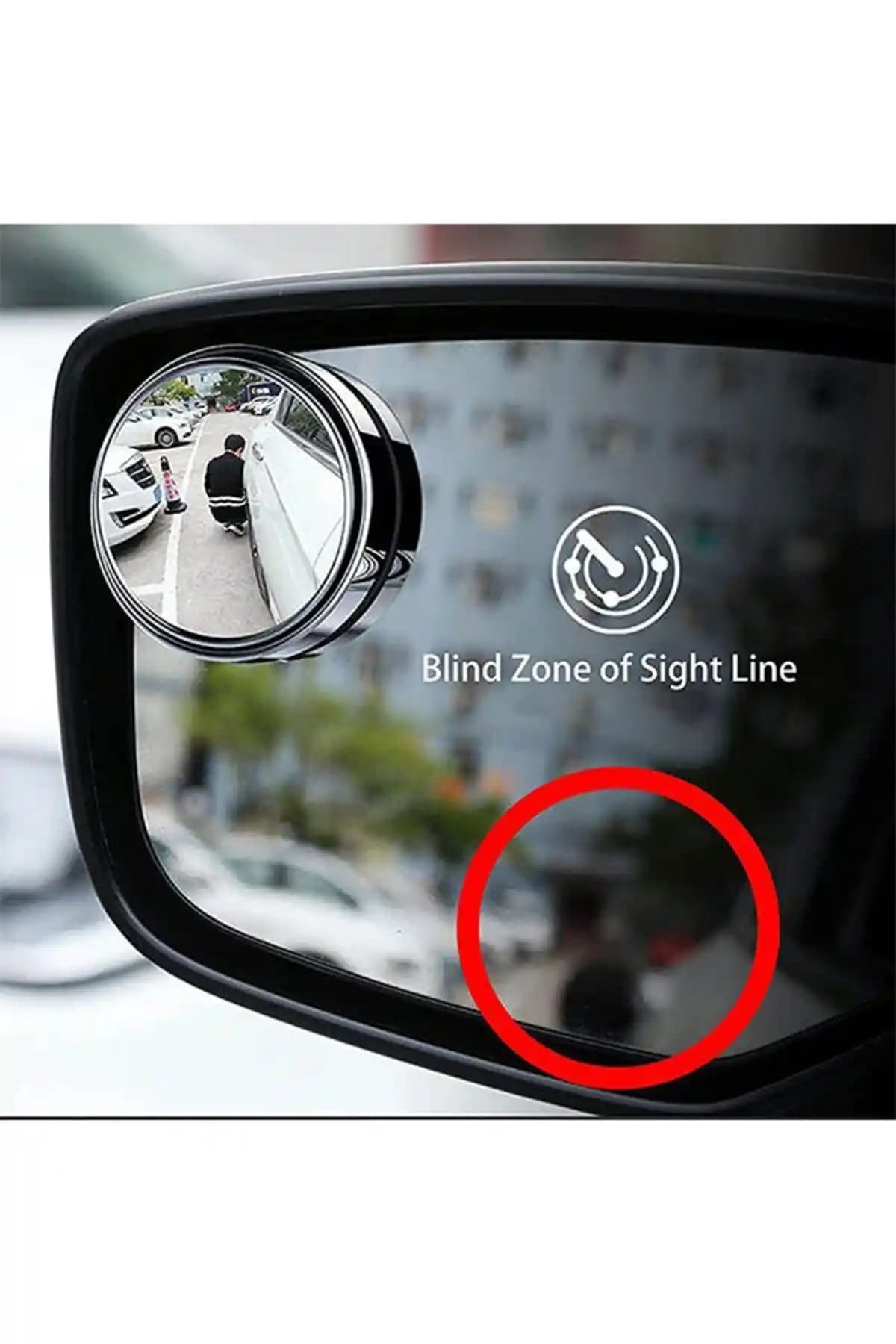 MeyZone Kör Nokta Ayna Seti 360° Ayarlanabilir, Evrensel Uyumlu ve Dayanıklı Tasarım