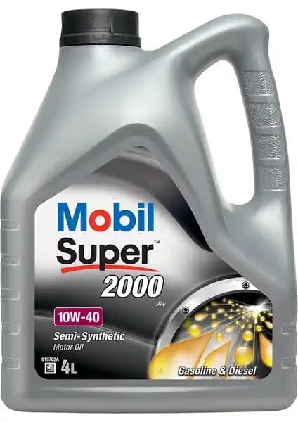 Mobil Super 2000 X1 10W-40 Yarı Sentetik Motor Yağı ile Üstün Motor Koruması