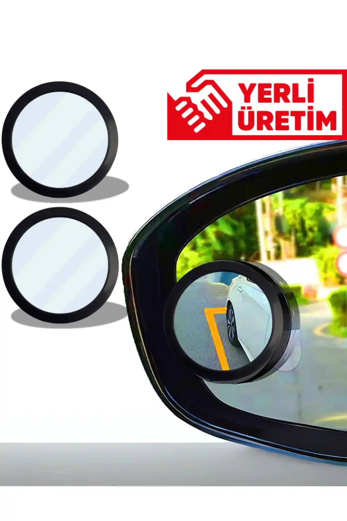 MOTAYSAN Kör Nokta Aynası: Gerçek Camlı Yuvarlak Tasarım ile Sürüş Güvenliği Artırma