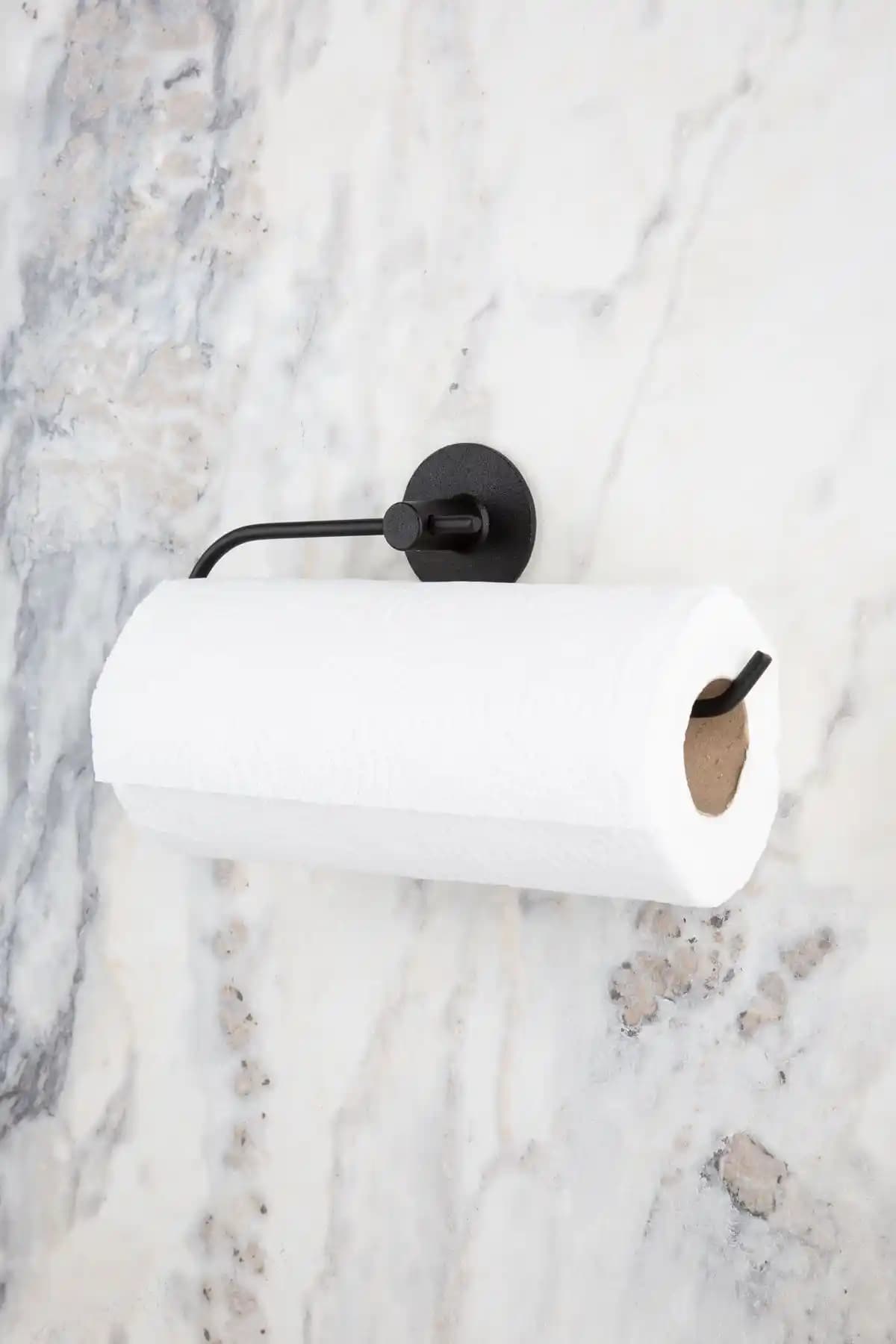 MultiStore Yuvarlak Yapışkanlı Siyah Kağıt Rulo Havluluk - Şık ve Dayanıklı Tasarım