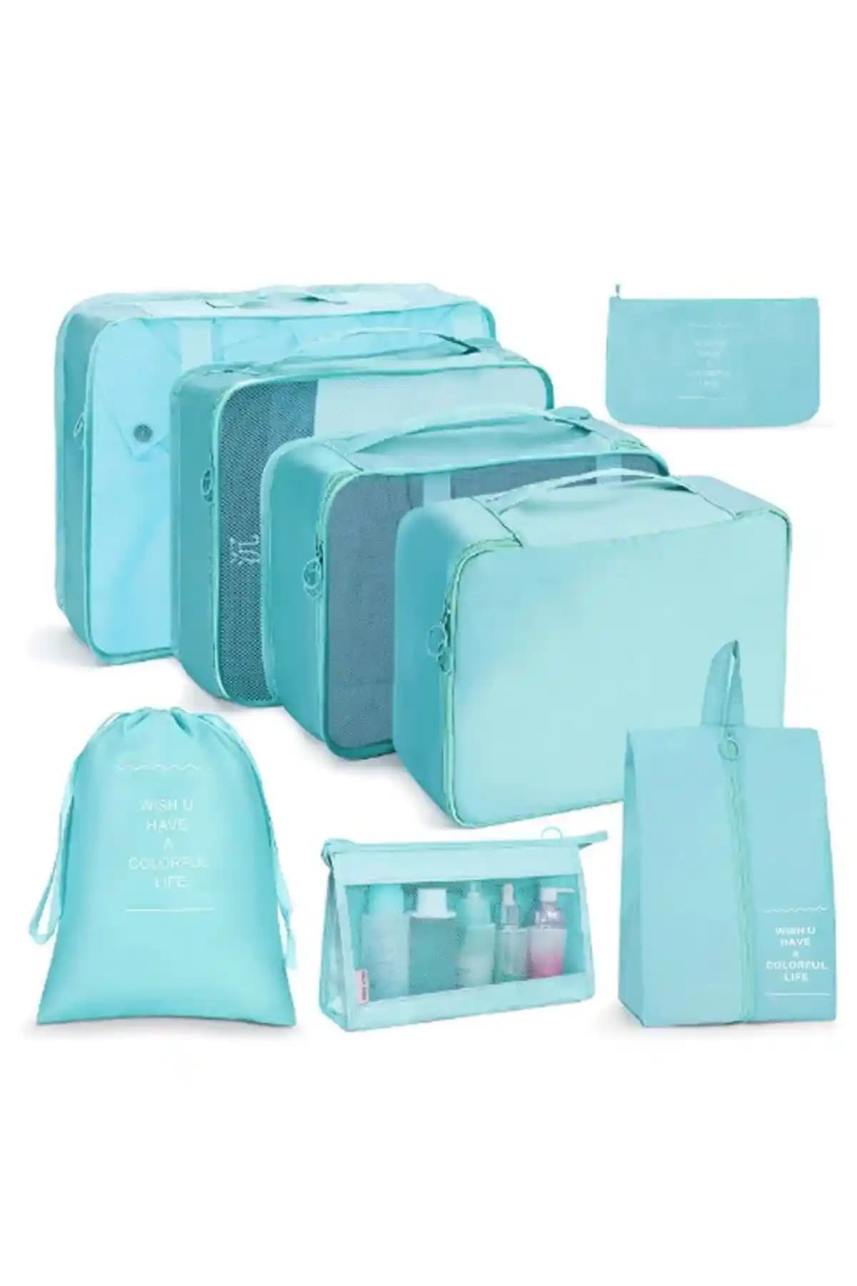 ONE KADO Seyahat Organizatör Bavul Ambalaj Seti ile Düzenli ve Pratik Seyahat Çözümleri