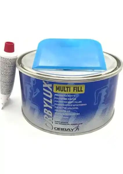 Orbay Orbylux Polyester (Çelik) Macun 1000gr: Çok Yönlü ve Dayanıklı Tamir Çözümü