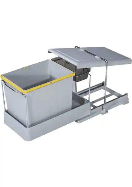 Pelikan Carrier 21600 Raylı Dolap İçi Çöp Kovası 17 L Kapasiteli Fonksiyonel Tasarım