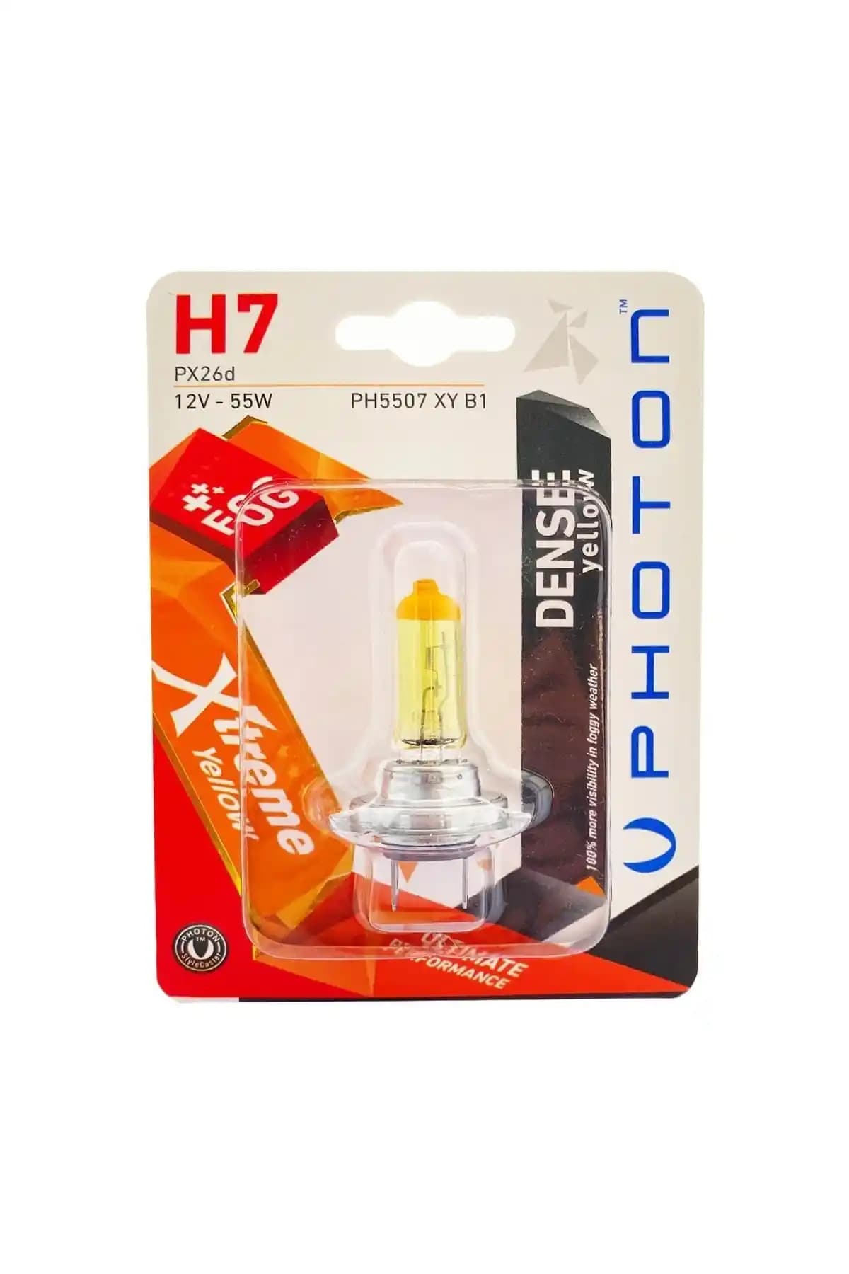 Photon H7 Xtreme Yellow Limon Sarısı Far Ampülü Takımı - Universal Uyumlu 12V
