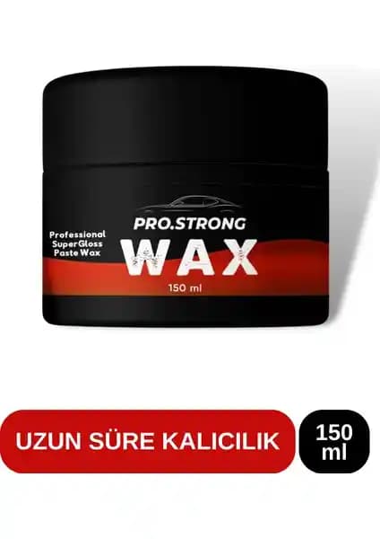 Pro Strong Wax Araba Oto Çizik Giderici: Uzun Süreli Koruma ve Parlaklık Sağlayan Bakım Ürünü