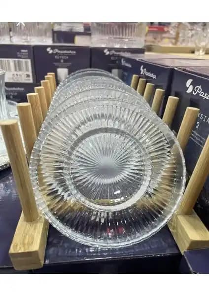 Riva Çay Tabağı 6'lı Set: Elysia Çay Bardağına Uyumlu Şık ve Fonksiyonel Tasarım