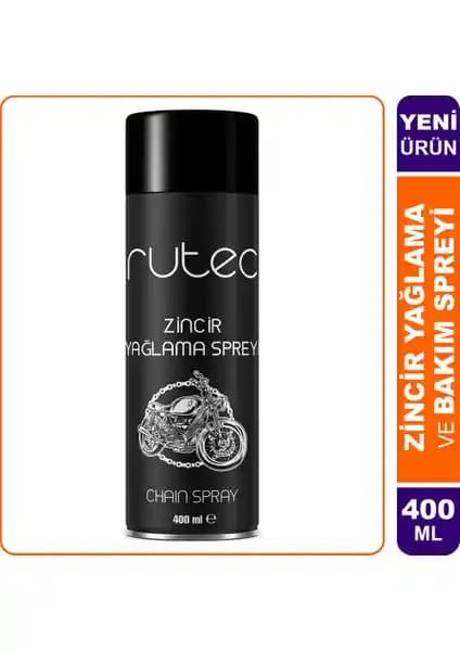 Rutec Zincir Yağlama Spreyi 400 ml ile Zincir Performansında Yüksek Koruma ve Dayanıklılık
