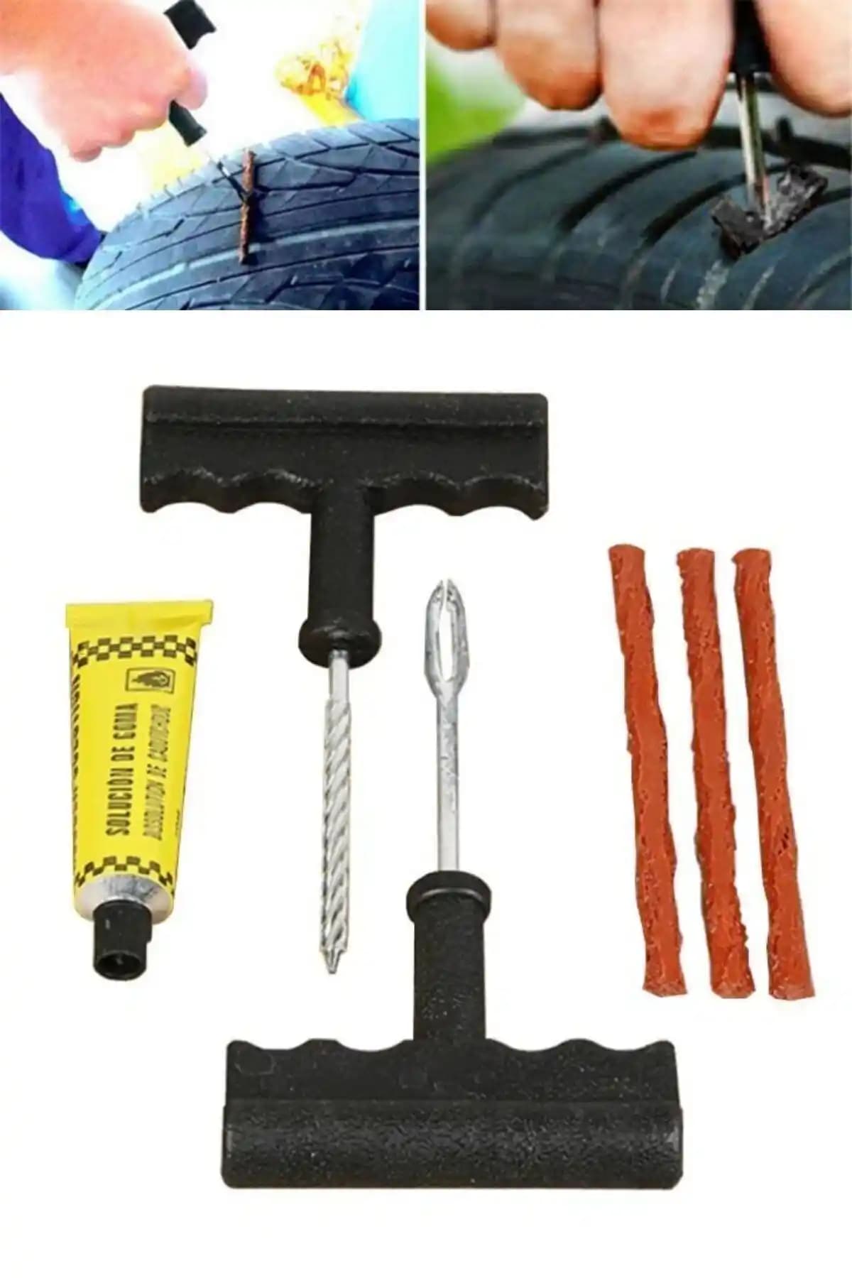 Safestore Lastik Tamir Kiti Fitil Atma Seti ile Hızlı ve Pratik Lastik Tamiri