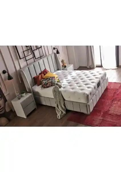 Serabed Visco Sense Full El Yapımı Yaylı Yatak 90x190 cm Kuştüyü ve Visco Sünger