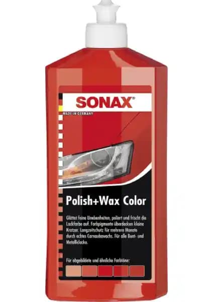 Sonax Renkli Nano Parlatıcı ve Koruyucu Cila Kırmızı 500 ml ile Araç Boya Koruma ve Parlaklık