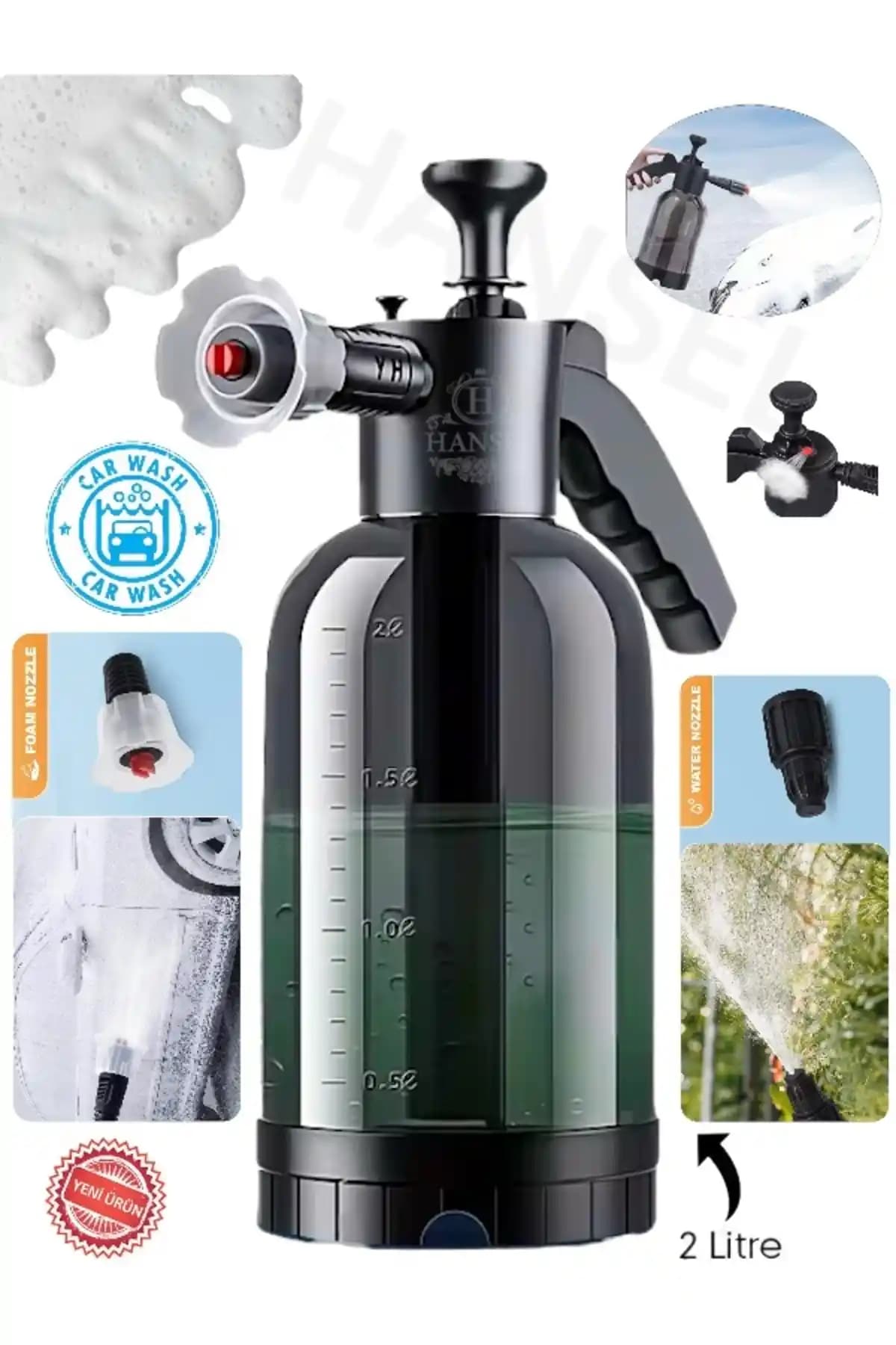 STANVOLT Maksimum Basınçlı Köpük Atan Pompa ile Etkili Oto Yıkama Temizliği