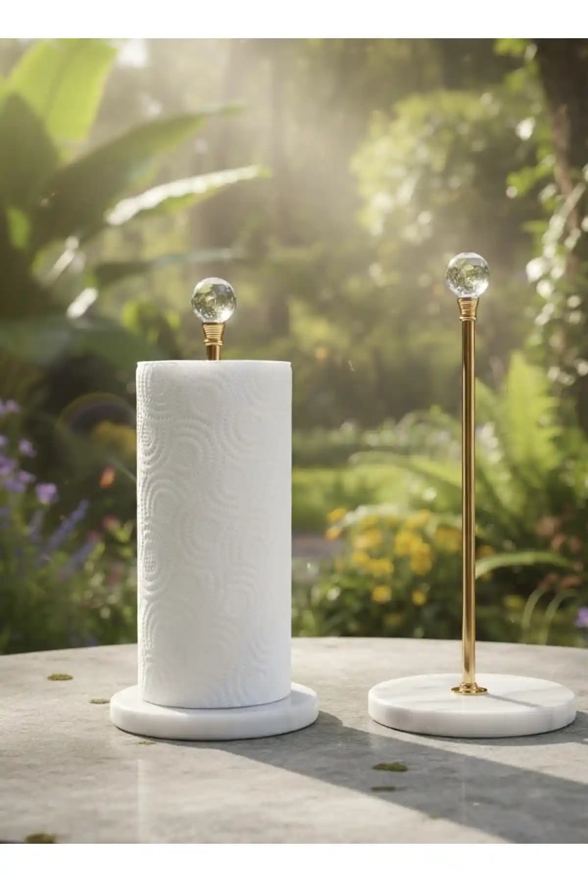 THK STORE Dekoratif Mermer Kağıt Havluluk ile Estetik ve Fonksiyonel Tasarım