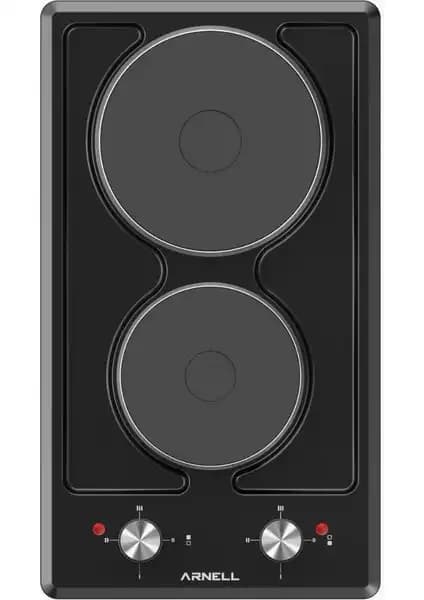 Arnell 2'li Elektrikli Ankastre Emaye Ocak Modern ve Şık Mutfaklar İçin Uygun