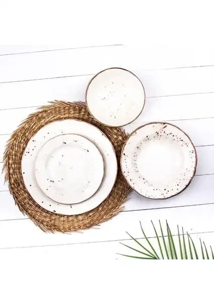 Aryılz Tulu Porselen Yemek Takımı 24 Parça Estetik ve Fonksiyonel Tasarım