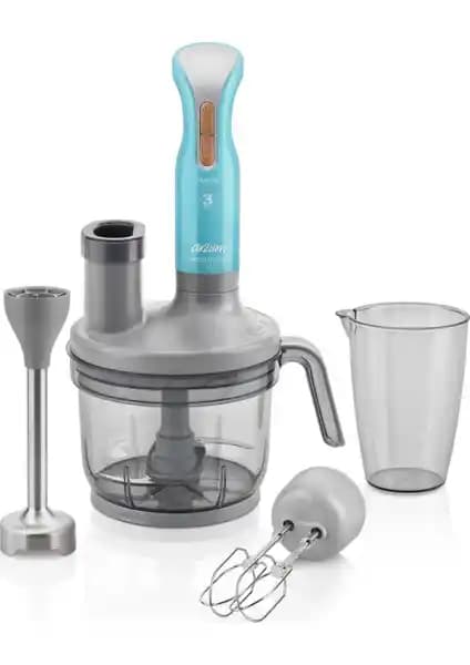 Arzum AR1048 Prostick 1500 Çubuk Blender Seti Güçlü Motor ve Çok Yönlü Kullanım Özellikleri