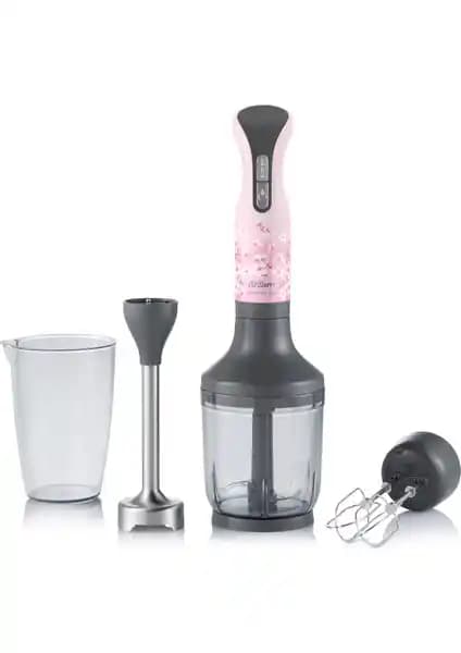 Arzum AR1087 Prostick 1500 El Blender Seti Kiraz Çiçeği Renkli Çok Fonksiyonlu Mutfak Aleti