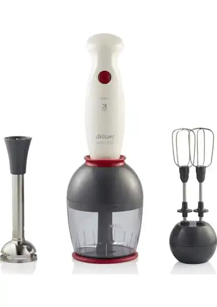 Arzum AR1117 Mixset Plus El Blender Seti: Çok Fonksiyonlu ve Güçlü Mutfak Aleti