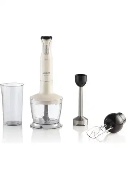 Arzum AR1140 Blanco Mini Blender Seti Güç ve Şıklığı Bir Arada Sunar