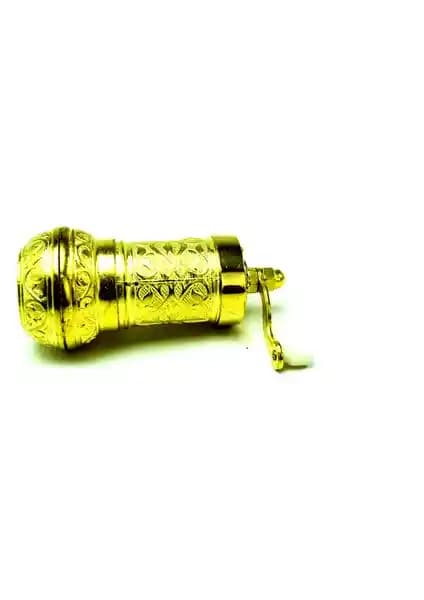 Döküm Gold Renkli Kahve ve Baharat Öğütücü: Estetik ve Dayanıklı Mutfak Gereçleri