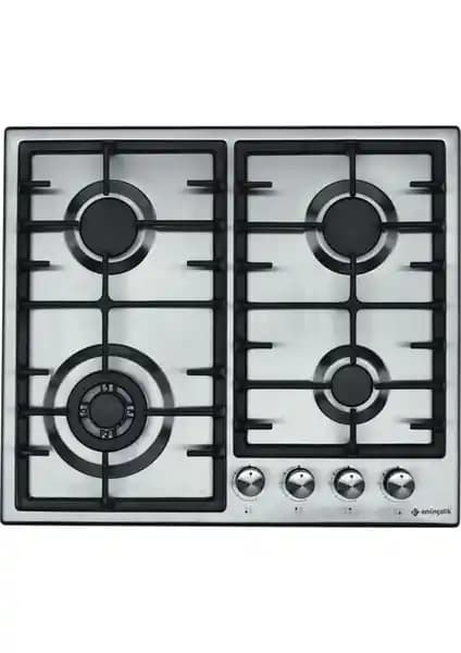 Eminçelik Ec-Ah 3440 Sw X60 Dng Inox Ankastre Ocak Modern ve Güvenli Mutfak Tasarımı