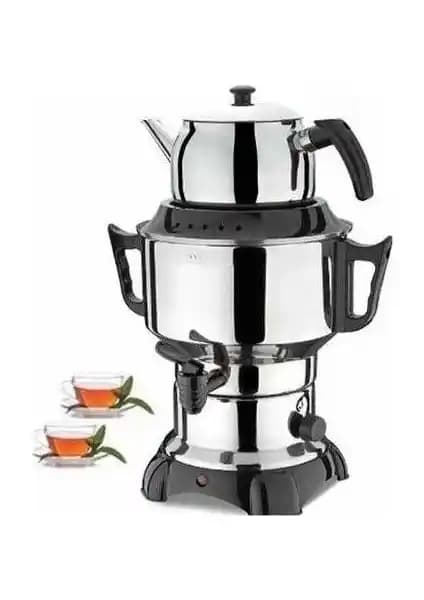 ERN Elektrikli 4.5 Lt Düz Çelik Semaver Çaycı Modern ve Şık Tasarımıyla Kullanıcıların Beğenisini Kazanıyor