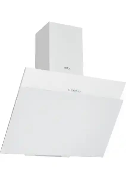 Esty 3462 Beyaz 60 cm Duvar Tipi Davlumbaz - Modern ve Etkili Mutfak Çözümü