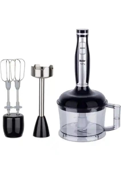 Fakir Taffy Blender Seti Siyah: Çok Fonksiyonlu Güçlü Mutfak Aleti