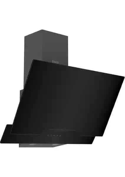 Ferre D063 Siyah Çift Camlı 60 cm Mutfak Davlumbazı Modern ve Fonksiyonel Tasarım