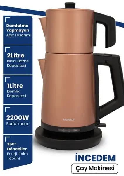 GoldMaster İncedem Damlatmaz Çay Makinesi ve Su Isıtıcısı Detaylı İnceleme ve Değerlendirme