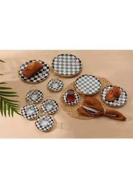 Gürcü Glass Damalı 24 Parça Seti ile Şık ve Dayanıklı Mutfak Deneyimi