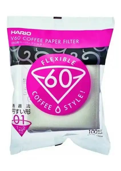 Hario V60 01 Dripper Kahve Filtreleri: Taze ve Hijyenik Kahve Deneyimi İçin Uygun