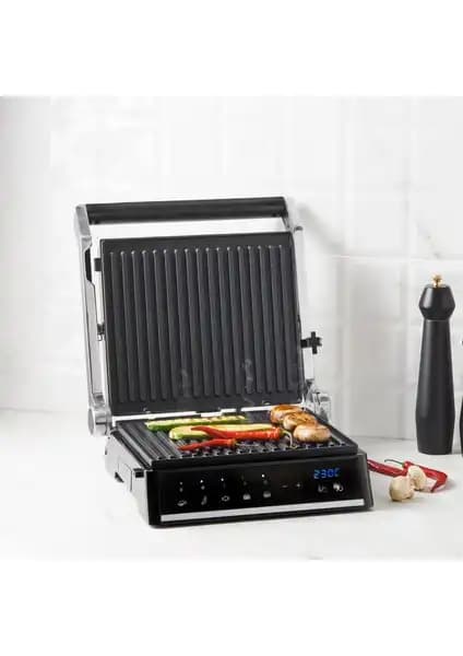 Homend Grilliant 1341H Inox Gövde Çok Fonksiyonlu Tost ve Izgara Makinesi
