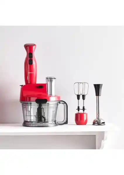 Karaca 1000 W Cranberry Mutfak Robotu: Çok Fonksiyonlu ve Şık Tasarım ile Pratik Kullanım