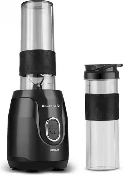 Karaca Blendfit ve Go Duo Çift Hazneli Kişisel Smoothie Blenderi Modern ve Fonksiyonel Tasarım