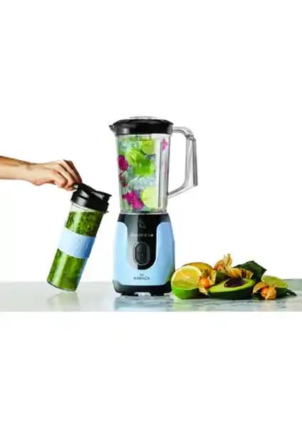 Karaca Blendfit Vintage Blue Smoothie Go Set ile Sağlıklı ve Pratik Mutfak Deneyimi
