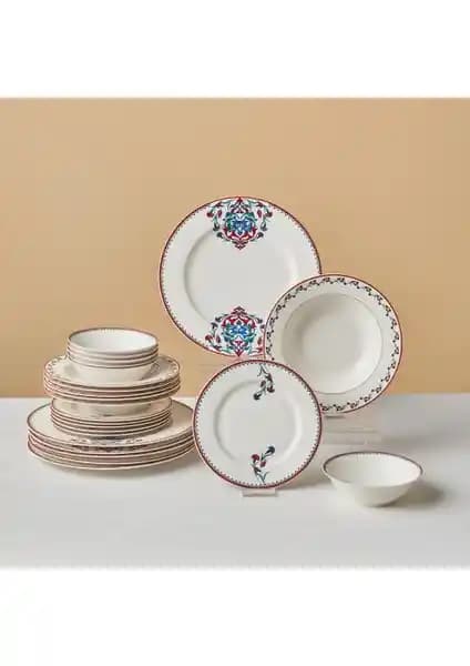 Karaca Elegance Bone Nakkaş 24 Parça 6 Kişilik Porselen Yemek Takımı İncelemesi