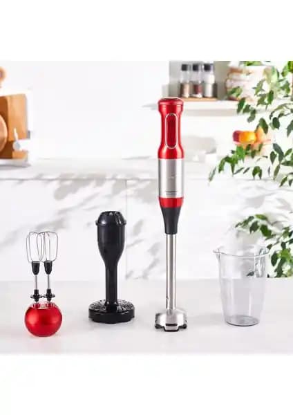 Karaca Mastermaid Prosteel El Tipi Blender Güçlü Motor ve Çok Fonksiyonel Tasarım