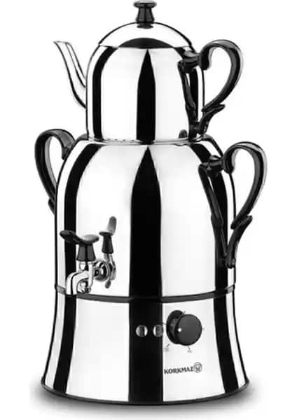 Korkmaz A 338 Nosta Semaver Siyah Modern Tasarım ve Fonksiyonellik Özellikleri