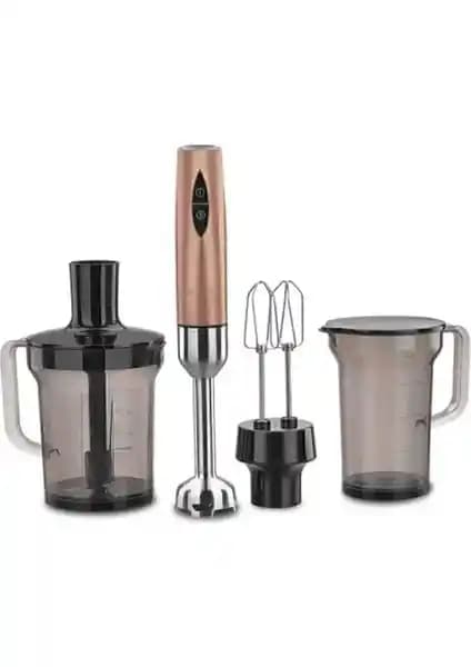 Korkmaz A445-05 Vertex Mega Rose Gold Blender Seti Modern Mutfaklar İçin Şık ve Fonksiyonel Çözüm