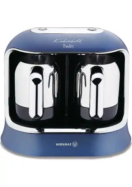 Korkmaz Kahvekolik Twin AzuraKrom Otomatik Kahve Makinesi Günlük Kahve Keyfi İçin Tasarlandı