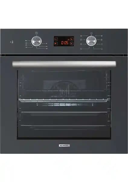 Kumtel Dijital Antrasit Ankastre Fırın B66 - SF2 Modern ve Enerji Tasarruflu Tasarım